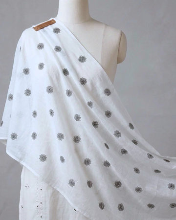 Pure Lawn Embroidered Dupatta 8