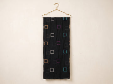 Black Chiffon Embroidered Dupatta 12