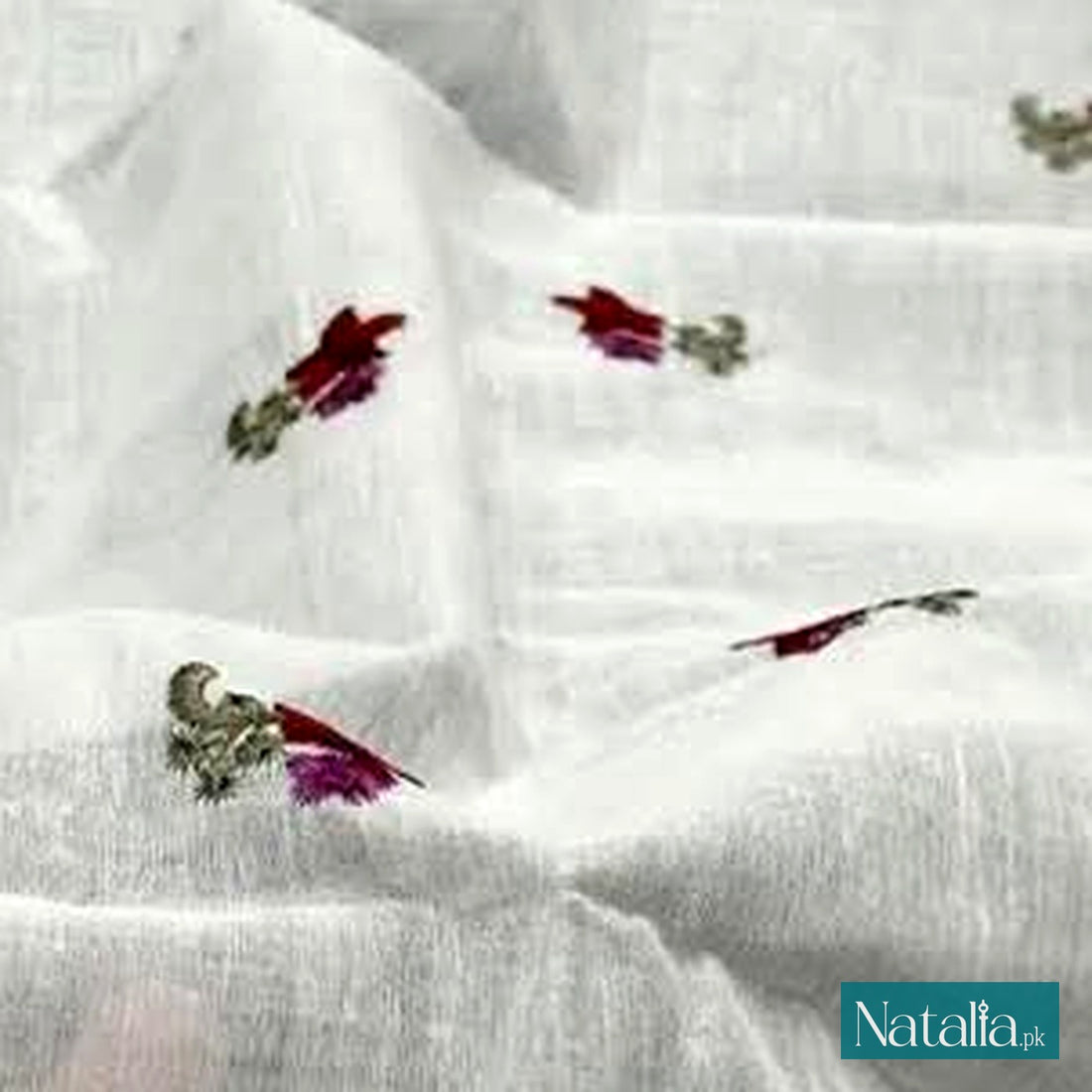 Pure Lawn Embroidered Dyeable Dupatta