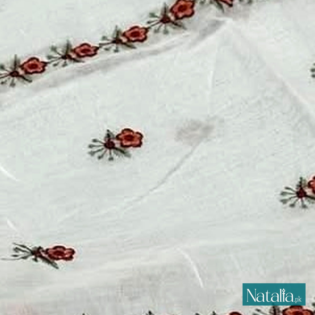 Pure Lawn Embroidered Dyeable Dupatta