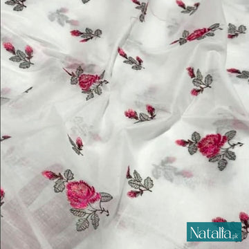Pure Lawn Embroidered Dyeable Dupatta