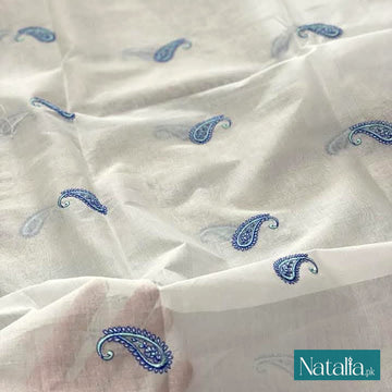 Pure Lawn Embroidered Dyeable Dupatta
