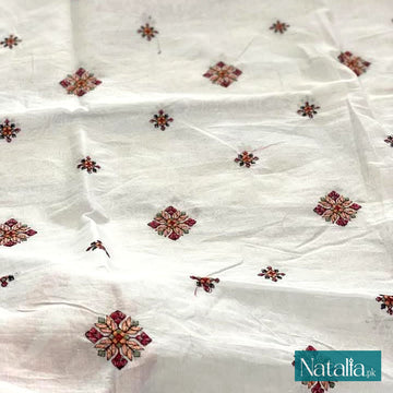 Pure Lawn Embroidered Dyeable Dupatta