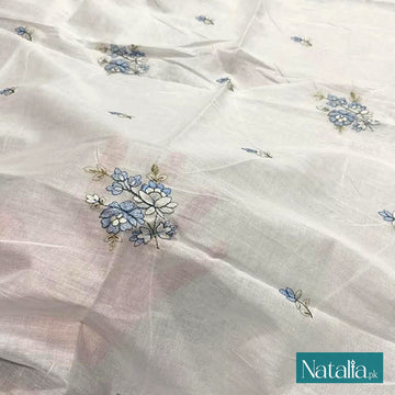 Pure Lawn Embroidered Dyeable Dupatta