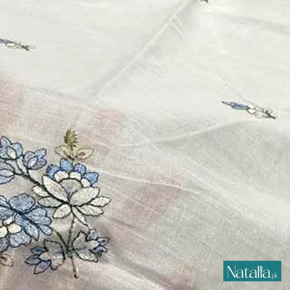Pure Lawn Embroidered Dyeable Dupatta