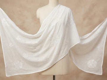 Pure Lawn Embroidered Dupatta 21