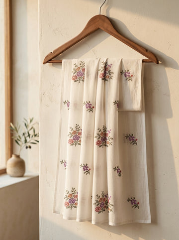 Pure Lawn Embroidered Dupatta 17