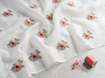 Pure Lawn Embroidered Dupatta 2