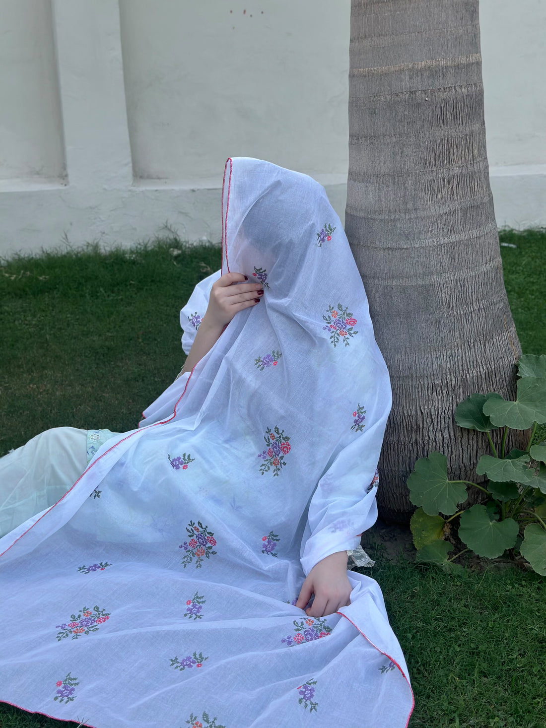 Pure Lawn Embroidered Dupatta 17