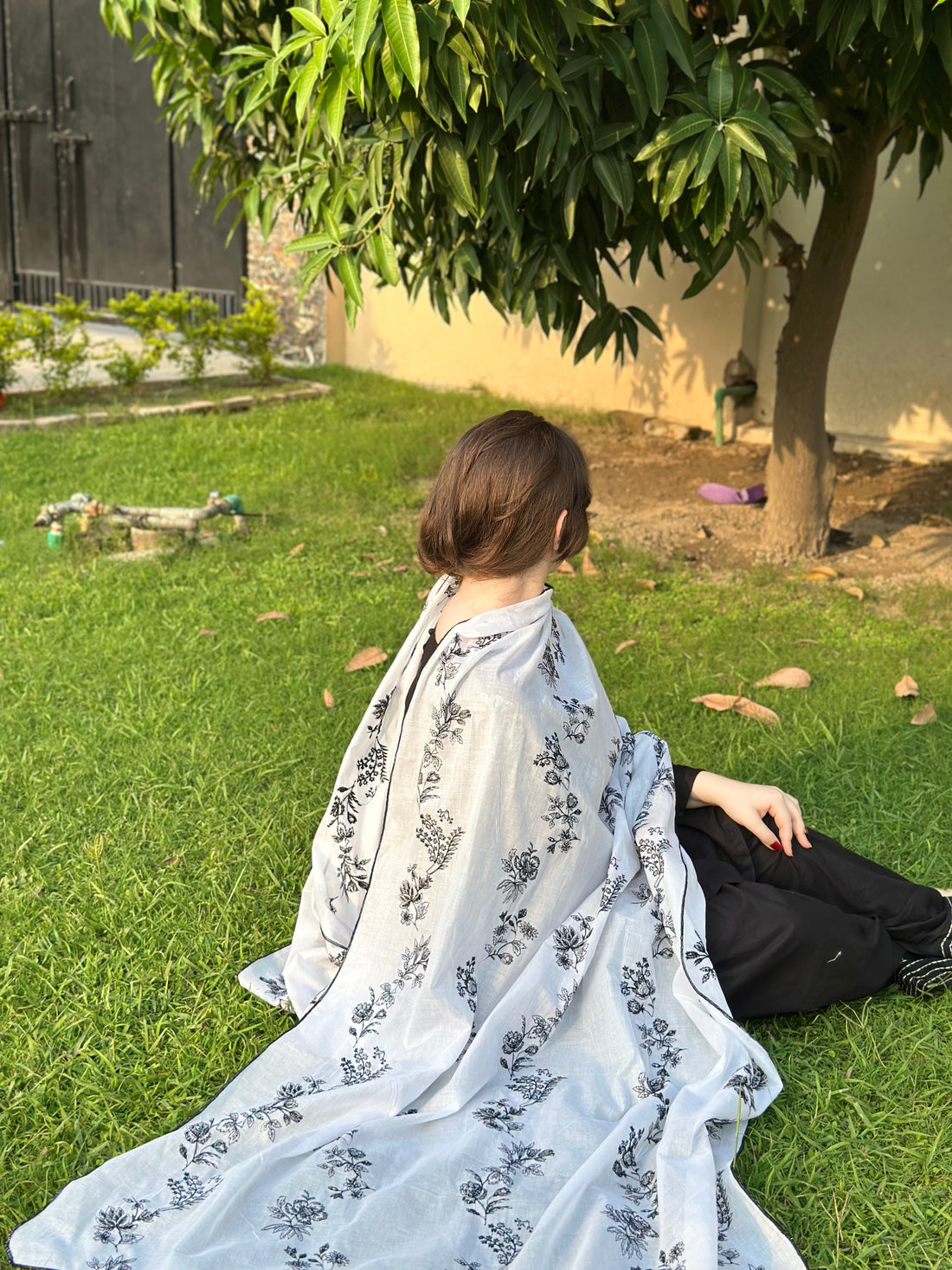 Pure Lawn Embroidered Dupatta 1