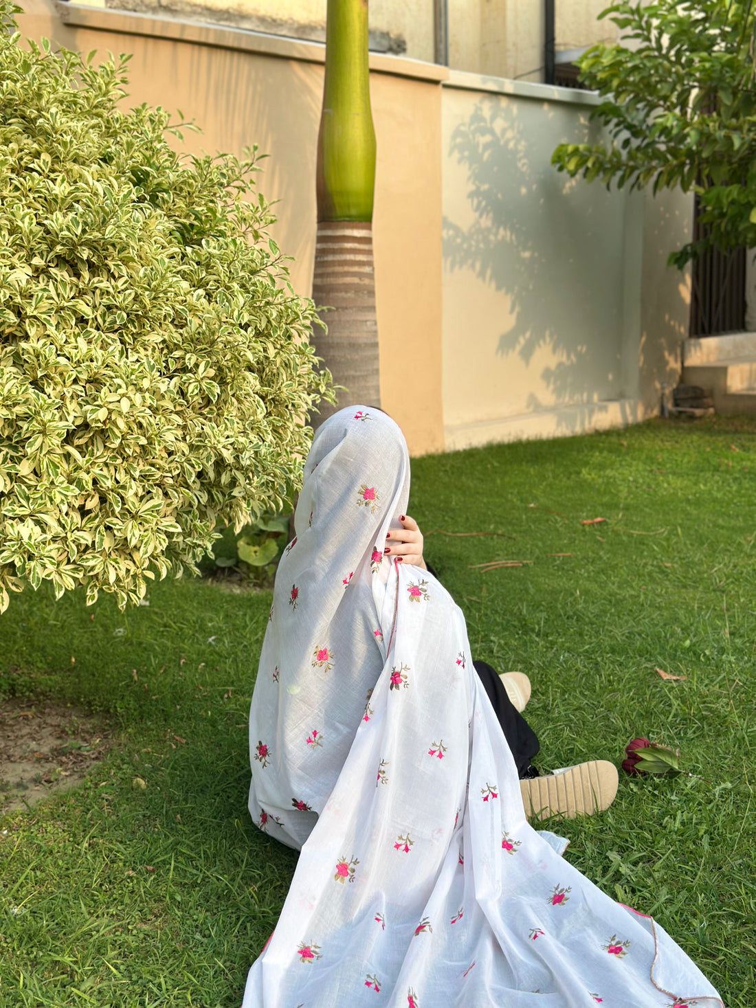 Pure Lawn Embroidered Dupatta 9