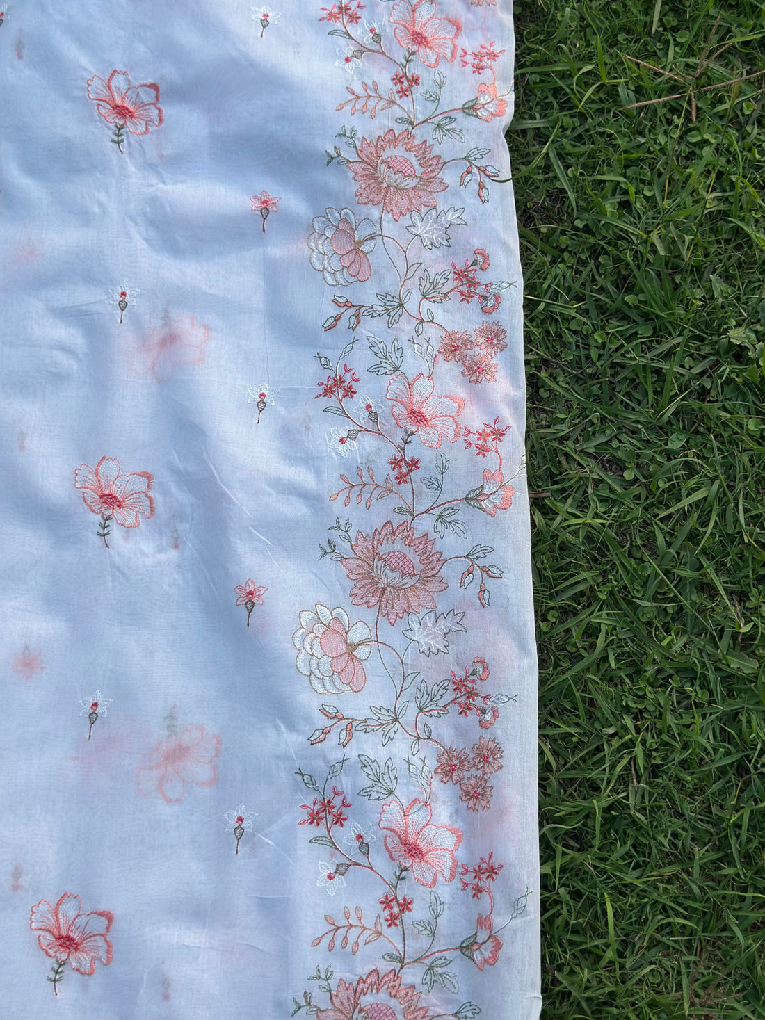Pure Lawn Embroidered Dupatta 19
