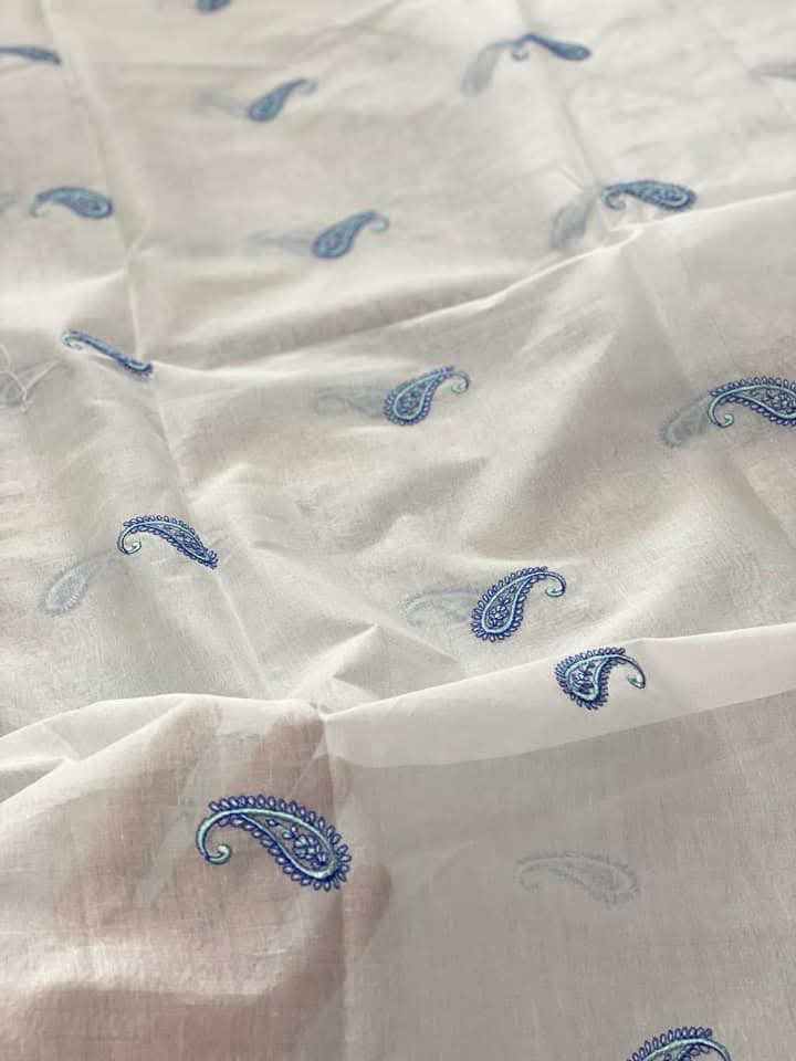 Pure Lawn Embroidered Dupatta 3